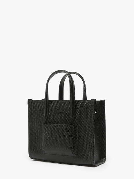 Sac Bandoulière Chantaco Cuir Lacoste Noir chantaco NF4535KL vue secondaire 2