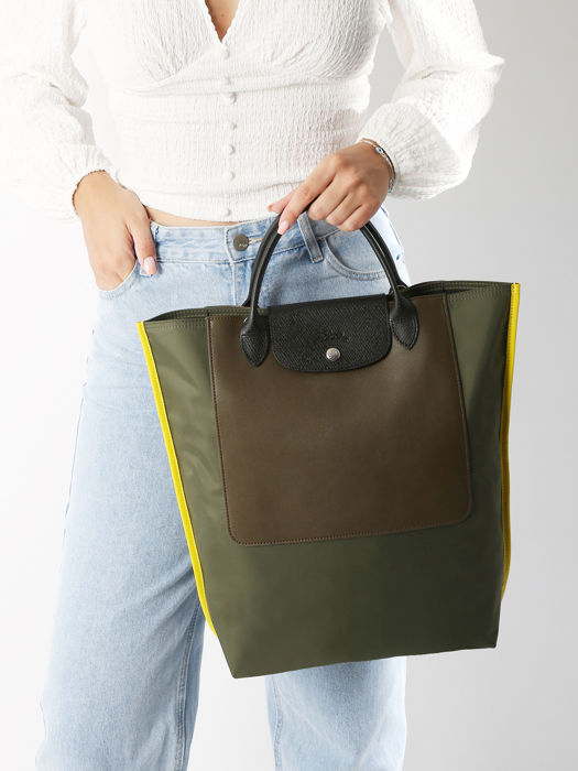 Longchamp Cabas longchamp re-play Sacs porté main Vert