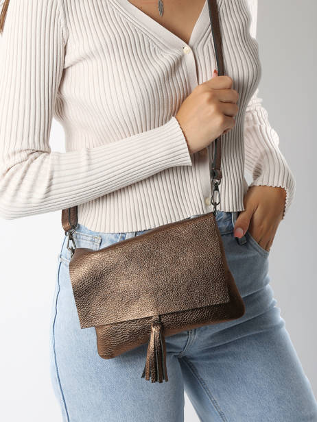 Crossbody Bag Caviar Leather Milano Brown caviar CA22112 other view 1