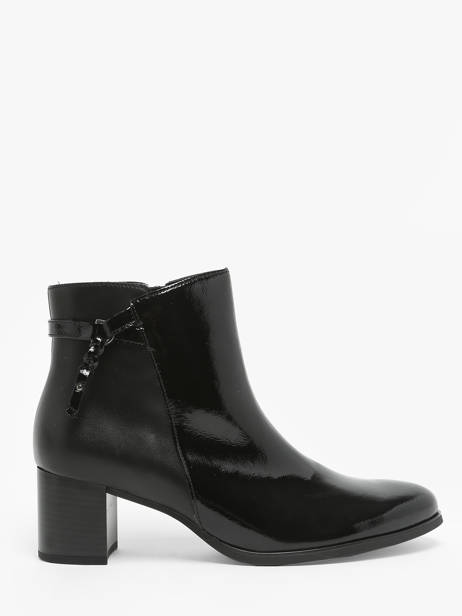 Boots à Talon En Cuir Gabor Noir women 97