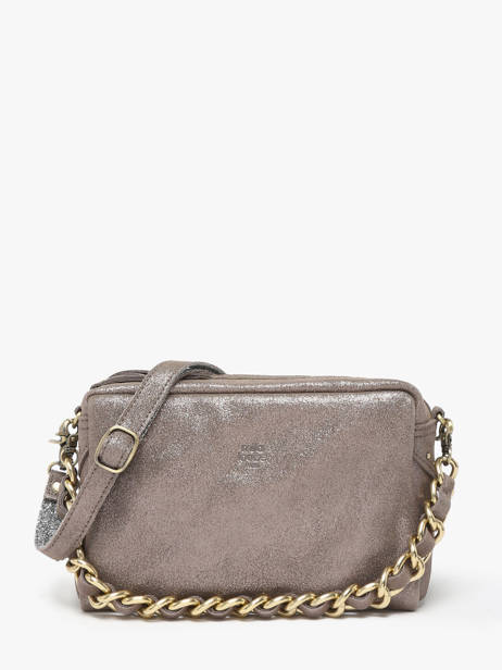 Sac Bandoulière Mama Cuir Mila louise Gris vintage 23673X