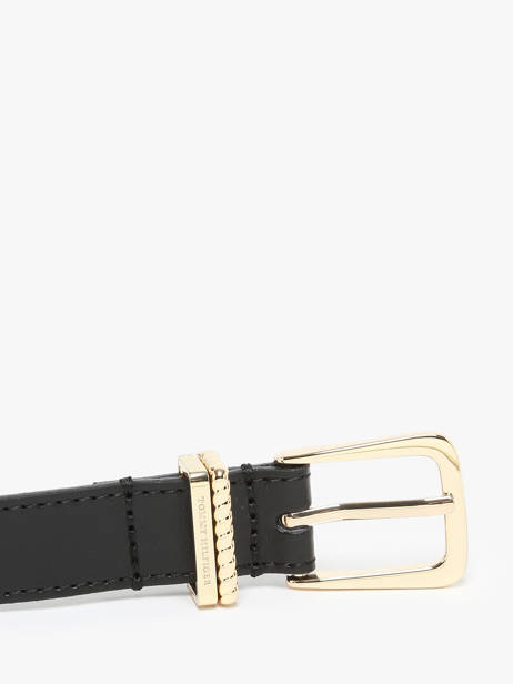 Ceinture Tommy hilfiger Noir th luxe AW16602 vue secondaire 2