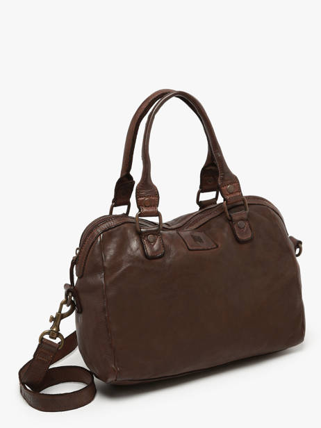 Sac Porté Main Heritage Cuir Biba Marron heritage BT1 vue secondaire 2