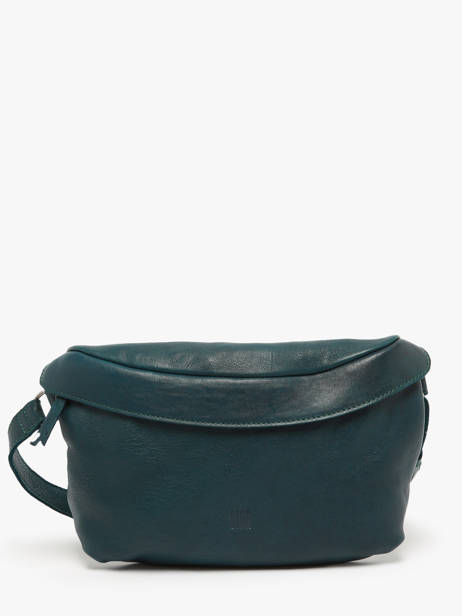 Sac Banane Biba Bleu leather CLU1L