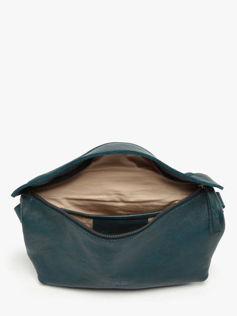 Sac Banane Biba Bleu leather CLU1L vue secondaire 3