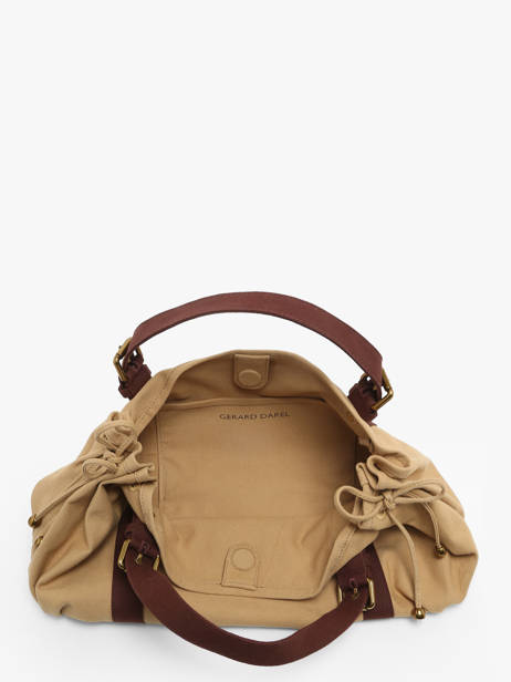 Sac à Main 24h En Toile Gerard darel Beige canvas Z450 vue secondaire 3