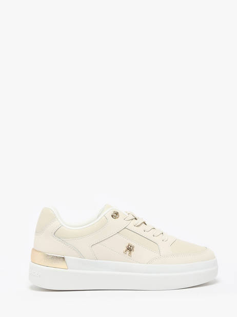 Sneakers En Cuir Tommy hilfiger Beige women 8126ACG