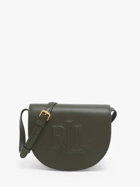 Sac Bandoulière Anstey Cuir Lauren ralph lauren Vert anstey 31950130