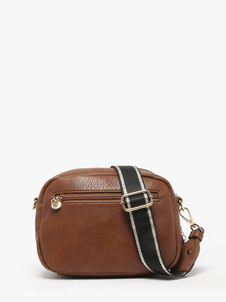 Sac Bandoulière Zip Lulu castagnette Marron zip VICTOIRE vue secondaire 4