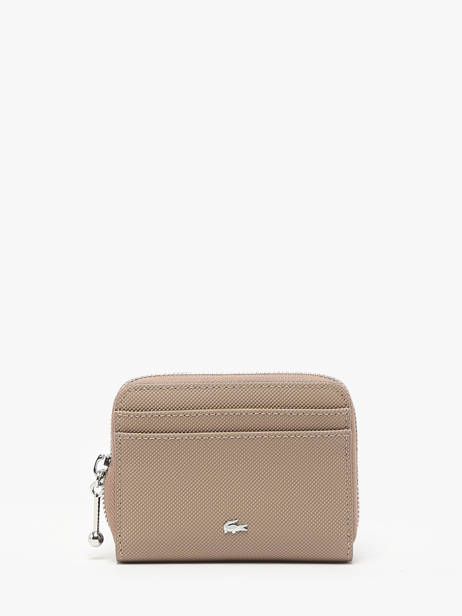 Porte-monnaie Lacoste Beige daily city NF4764DZ