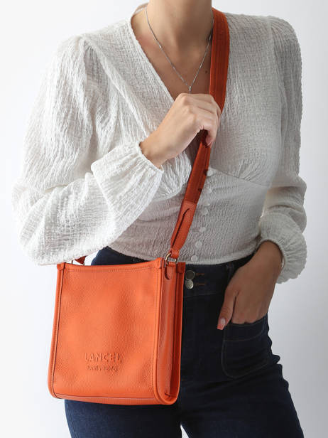 Sac Bandoulière Jour Cuir Lancel Orange jour A13172 vue secondaire 1