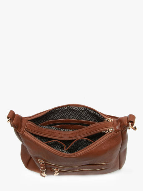 Sac Porté épaule Zip Lulu castagnette Marron zip VICTOR vue secondaire 3