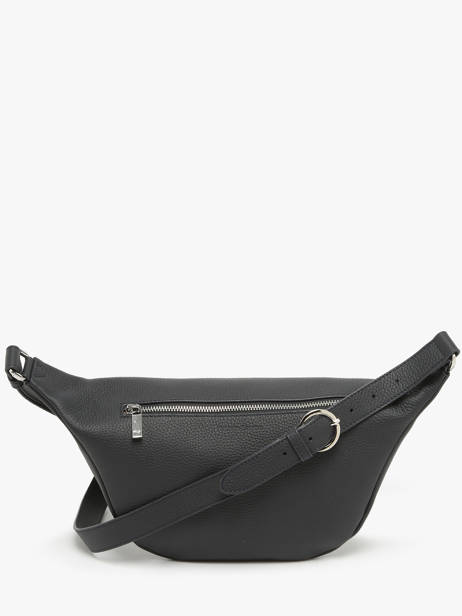 Sac Banane Large Derby Bis Cuir Nathan baume Noir n city 22 vue secondaire 4