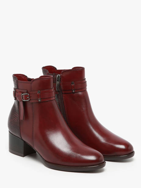 Bottines Tamaris Rouge women 43 vue secondaire 1