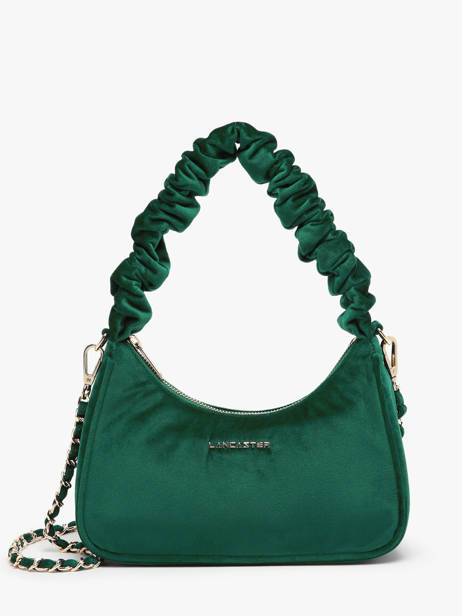 Sac Porté épaule Velvet Chouchou Lancaster Vert velvet chouchou 19