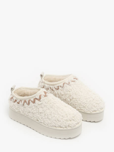 Mules Eggy Colors of california Blanc women CYWPLA06 vue secondaire 2