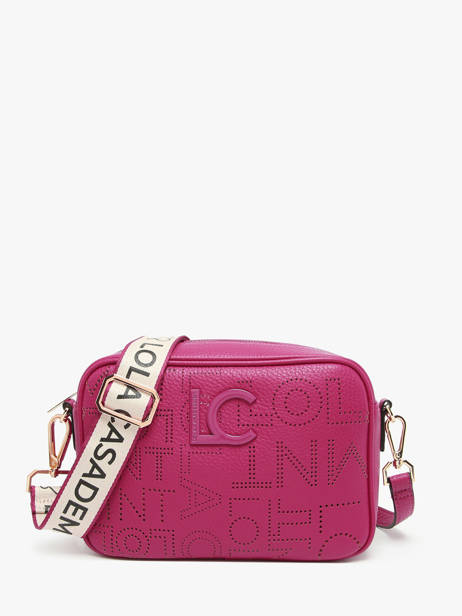 Sac Bandoulière Logo Lola casademunt Rose logo 5