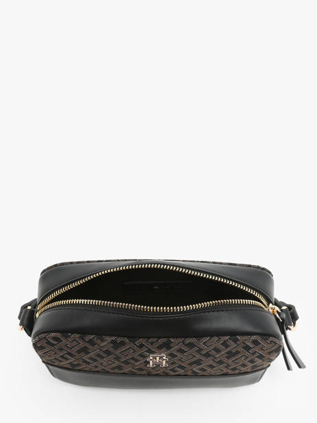 Sac Bandoulière Th Jacquard Polyester Tommy hilfiger Noir th jacquard AW17073 vue secondaire 3