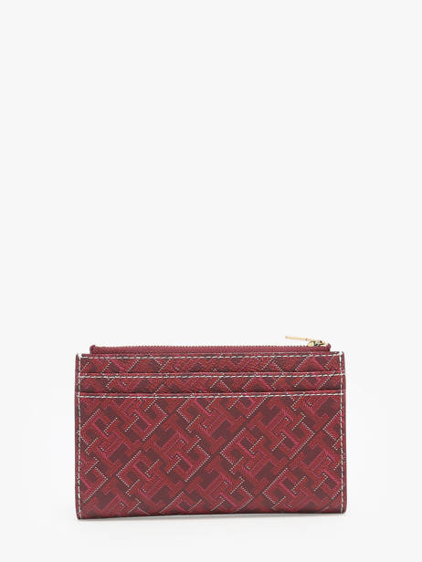 Portefeuille Tommy hilfiger Rouge th monoplay AW16589 vue secondaire 2