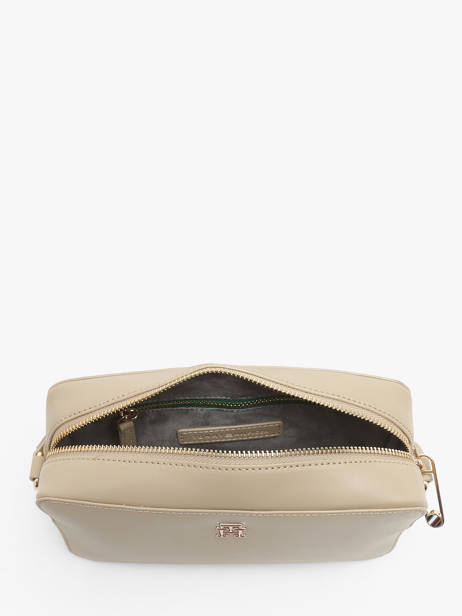 Sac Bandoulière Th Monotype Polyurethane Tommy hilfiger Beige th monotype AW16439 vue secondaire 3