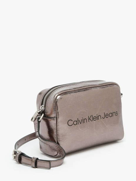 Sac Bandoulière Sculpted Calvin klein jeans Argent sculpted K612731 vue secondaire 2