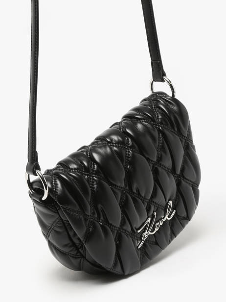 Sac Bandoulière K Signature Karl lagerfeld Noir k signature 246W3008 vue secondaire 1