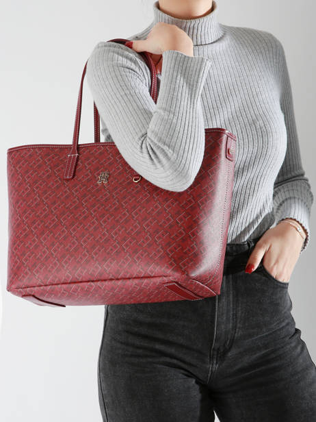 Sac Porté épaule Th Monoplay Tommy hilfiger Rouge th monoplay AW16441 vue secondaire 1