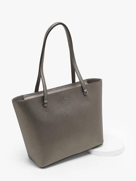 Sac Porté épaule Medium Karly Cuir Lauren ralph lauren Gris karly 31924351 vue secondaire 1