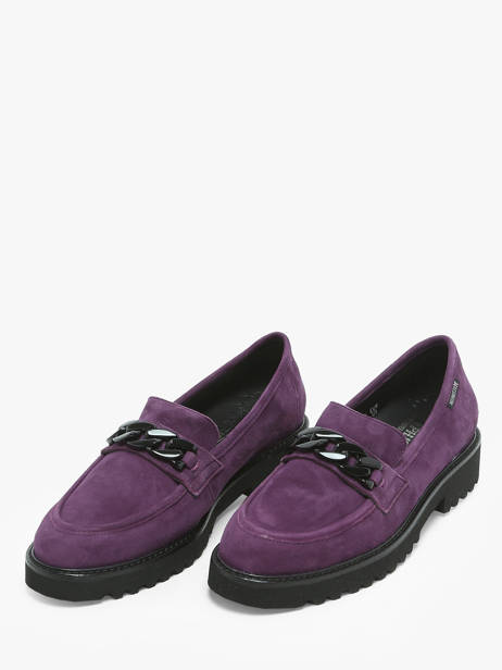 Mocassins Salka En Cuir Mephisto Violet women P5145806 vue secondaire 1