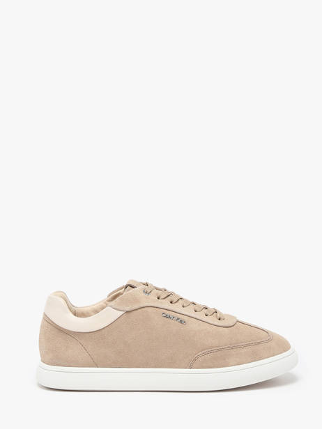 Sneakers En Cuir Calvin klein jeans Beige women 24360HP