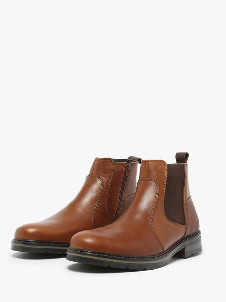 Boots Elster En Cuir Redskins Marron men ELSTER vue secondaire 1