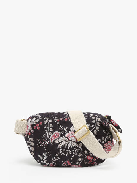 Sac Banane Bindi atelier Noir floral SBA vue secondaire 4