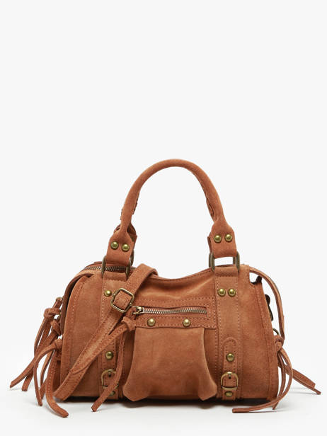 Sac Bandoulière Velvet Milano Marron velvet VE24093