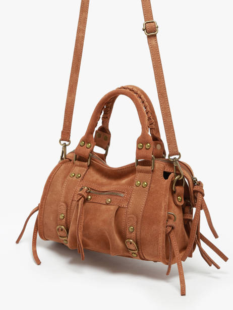 Sac Bandoulière Velvet Milano Marron velvet VE24093 vue secondaire 2