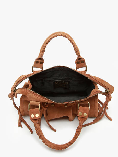 Sac Bandoulière Velvet Milano Marron velvet VE24093 vue secondaire 3