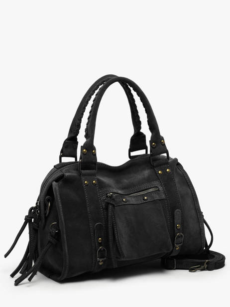 Sac Porté épaule Velvet Milano Noir velvet VE24094 vue secondaire 2