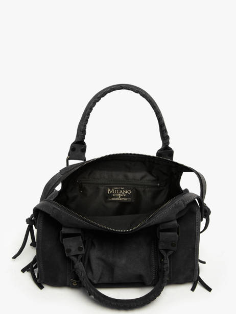 Sac Porté épaule Velvet Milano Noir velvet VE24094 vue secondaire 3