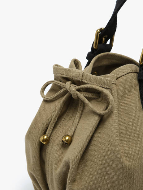 Sac Porté épaule Canvas Coton Gerard darel Vert canvas DBS01450 vue secondaire 2