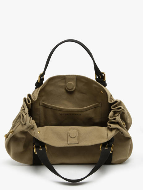 Sac Porté épaule Canvas Coton Gerard darel Vert canvas DBS01450 vue secondaire 3