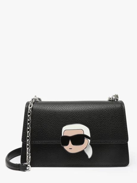 Sac Bandoulière K Ikon Polyurethane Karl lagerfeld Noir k ikon A1W30498