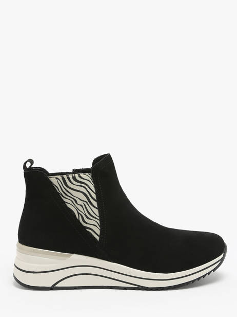 Sneakers En Cuir Remonte Noir women 3