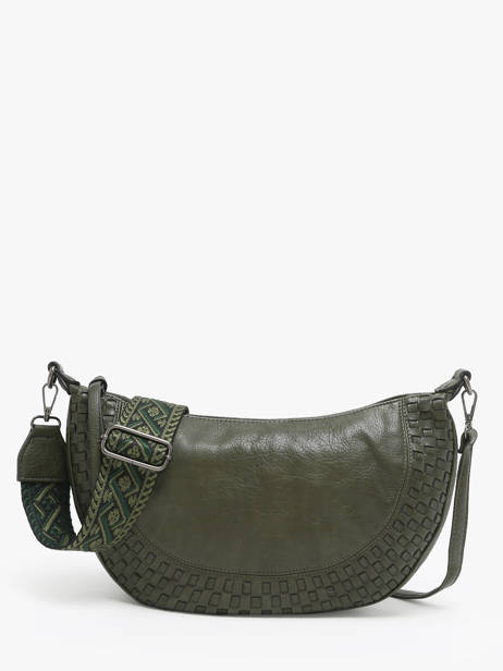 Sac Bandoulière Winter Tresse Miniprix Vert winter tresse 6003