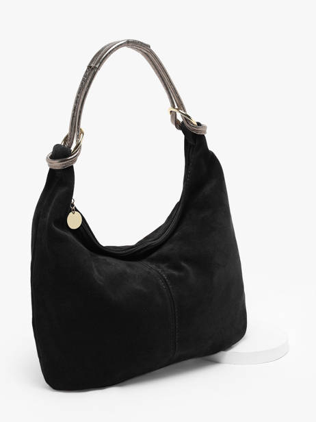 Sac Porté épaule Velvet Milano Noir velvet VE24091 vue secondaire 2