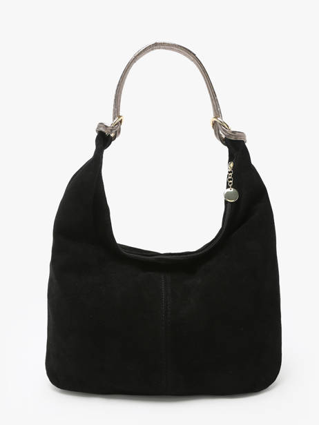 Sac Porté épaule Velvet Milano Noir velvet VE24092 vue secondaire 4