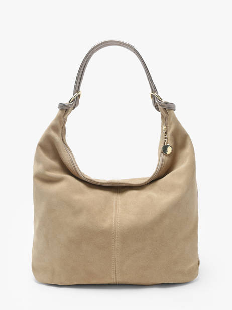 Sac Porté épaule Velvet Milano Beige velvet VE24092 vue secondaire 4