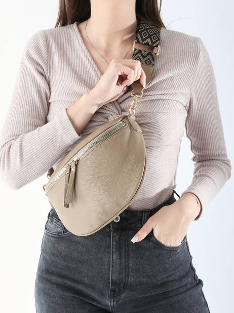 Sac Banane Miniprix Beige sangle Z83051 vue secondaire 1