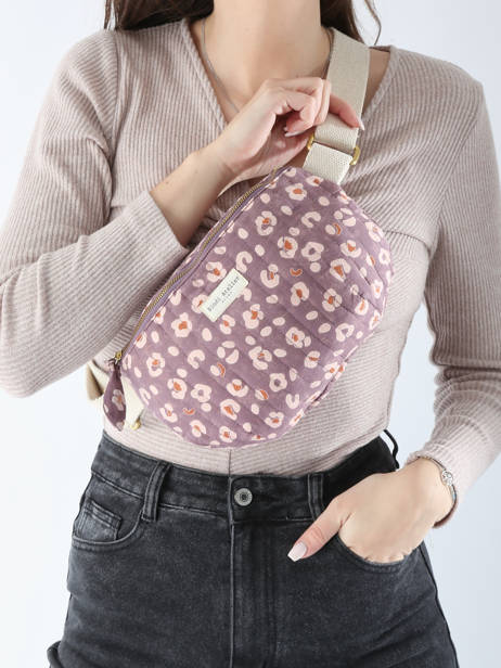 Sac Banane Bindi atelier Violet bengal B vue secondaire 1