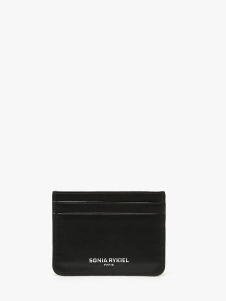 Porte-cartes Cuir Sonia rykiel Noir domino AC52LE14 vue secondaire 2