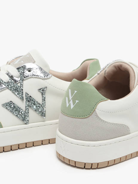 Sneakers Calie Vanessa wu Vert women BK2662VA vue secondaire 2