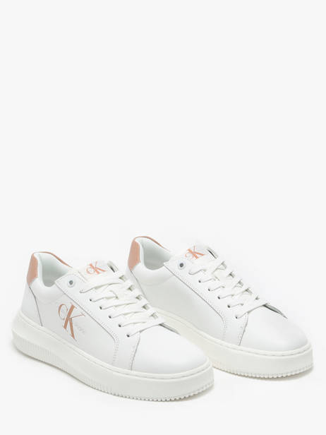 Sneakers En Cuir Calvin klein jeans Blanc women 8230K6 vue secondaire 1